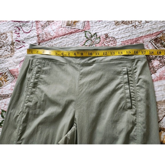 Zenergy By Chico's Womens‎ Crop Pants Lightweight Pull-on Embroidered Size M(8) - Picture 8 of 10